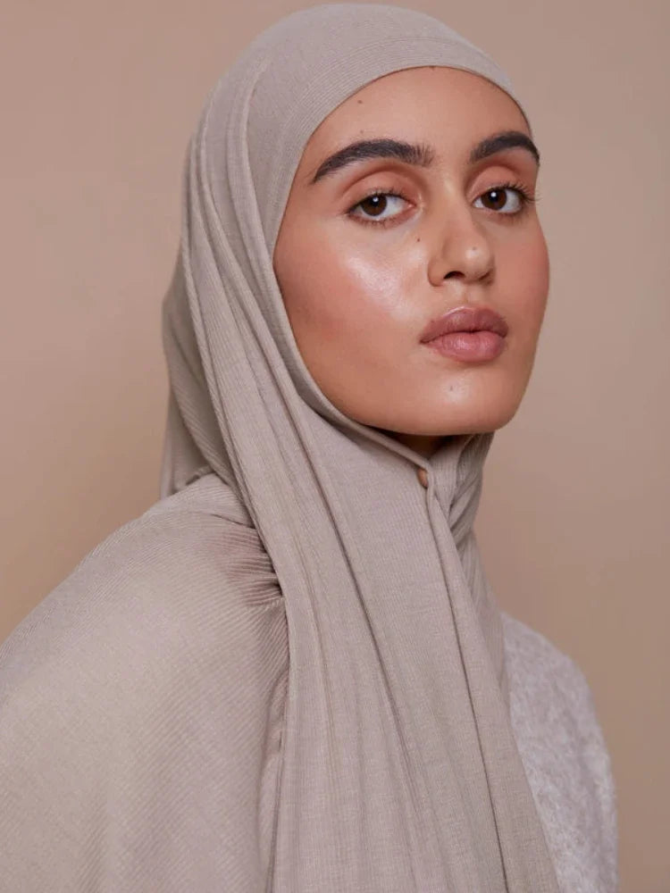Bamboo Ribbed Hijab