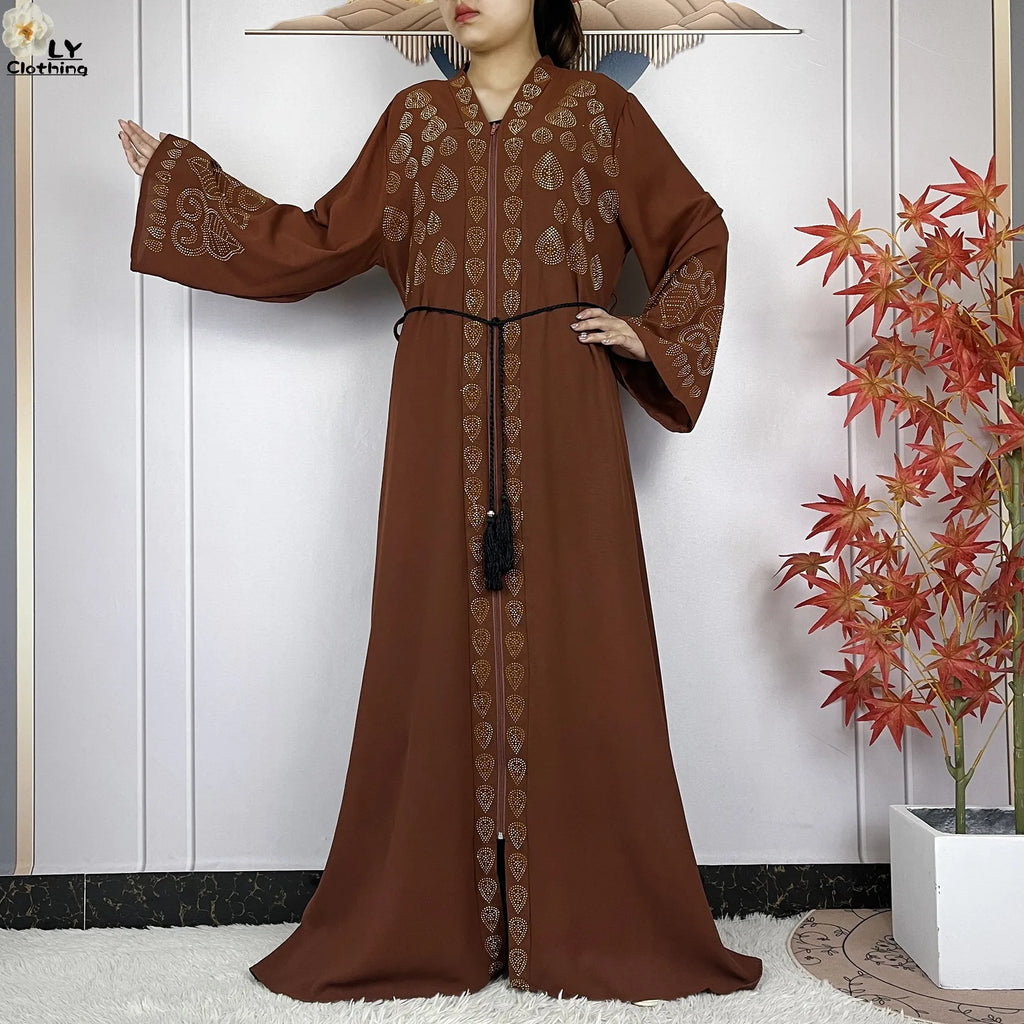 Diamond Chiffon Abaya