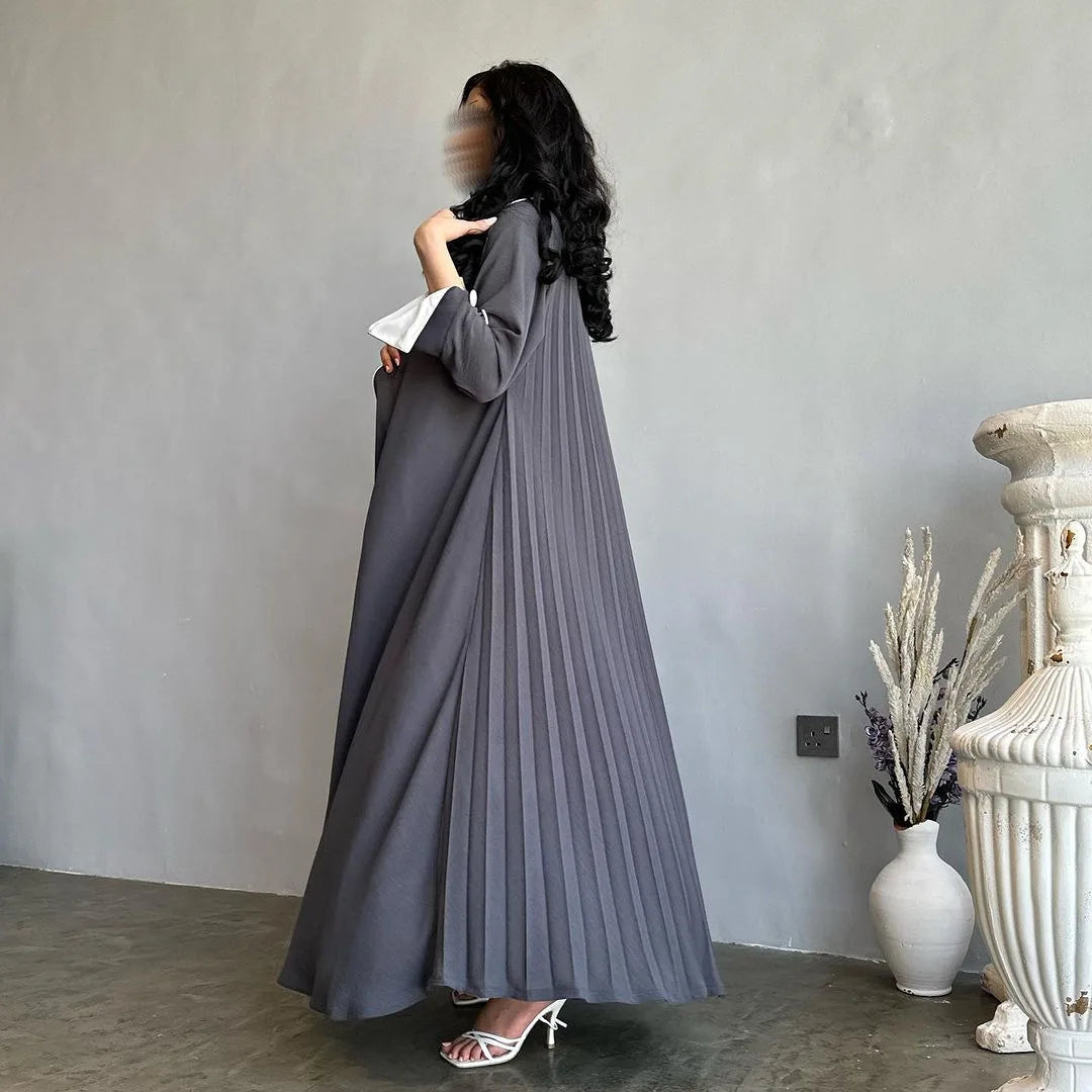Eid Embroidery Open Abaya Women Print Cardigan Dress Muslim Dubai Morocco Kaftan Ramadan Saudi Robe Long Dresses Caftan 2026