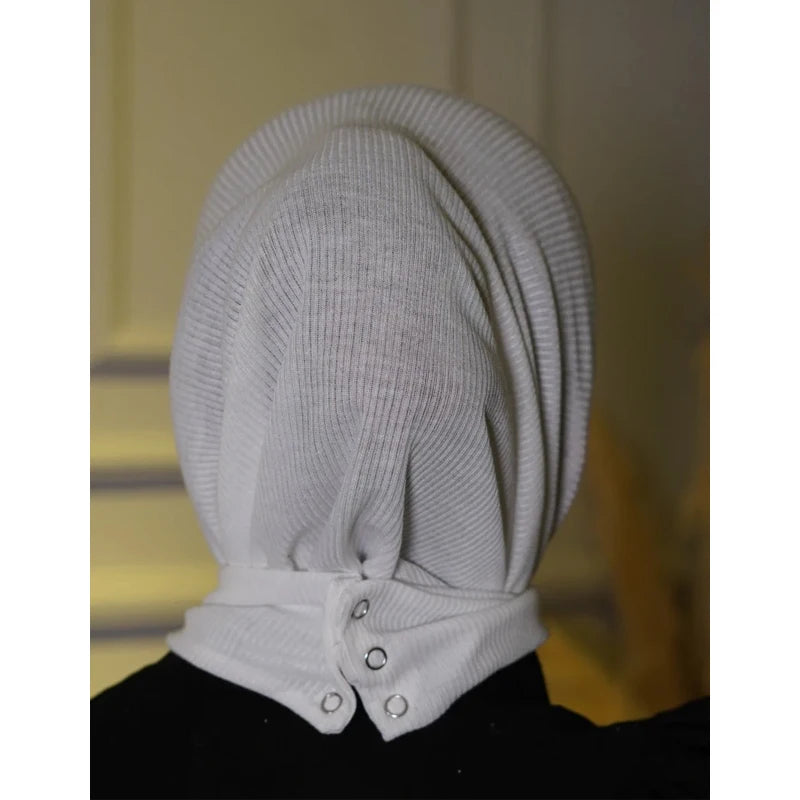 Muslim Jersey Hijab Scarf White Abaya Hijabs For Woman Jersey Abayas Women Islamic Dress Head Wrap Turbans Instant Crinkle Turban