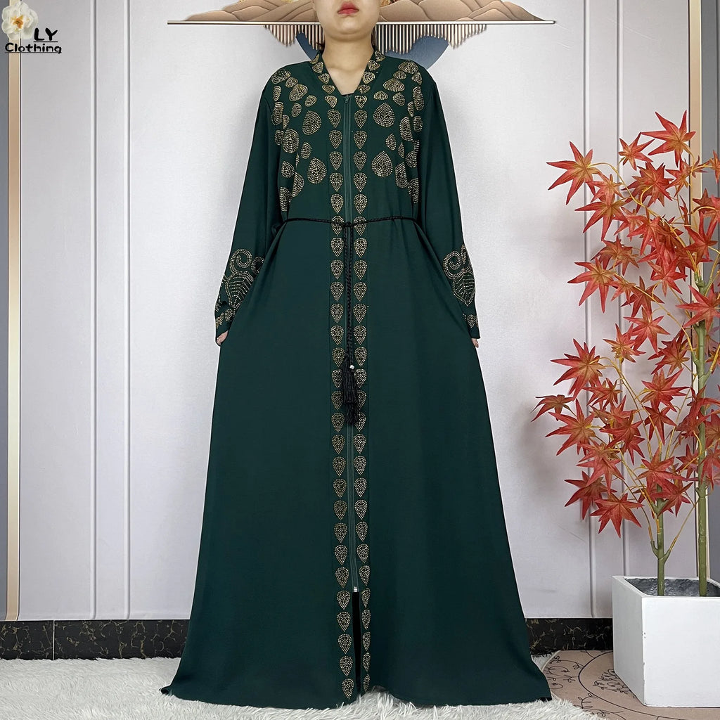 Diamond Chiffon Abaya