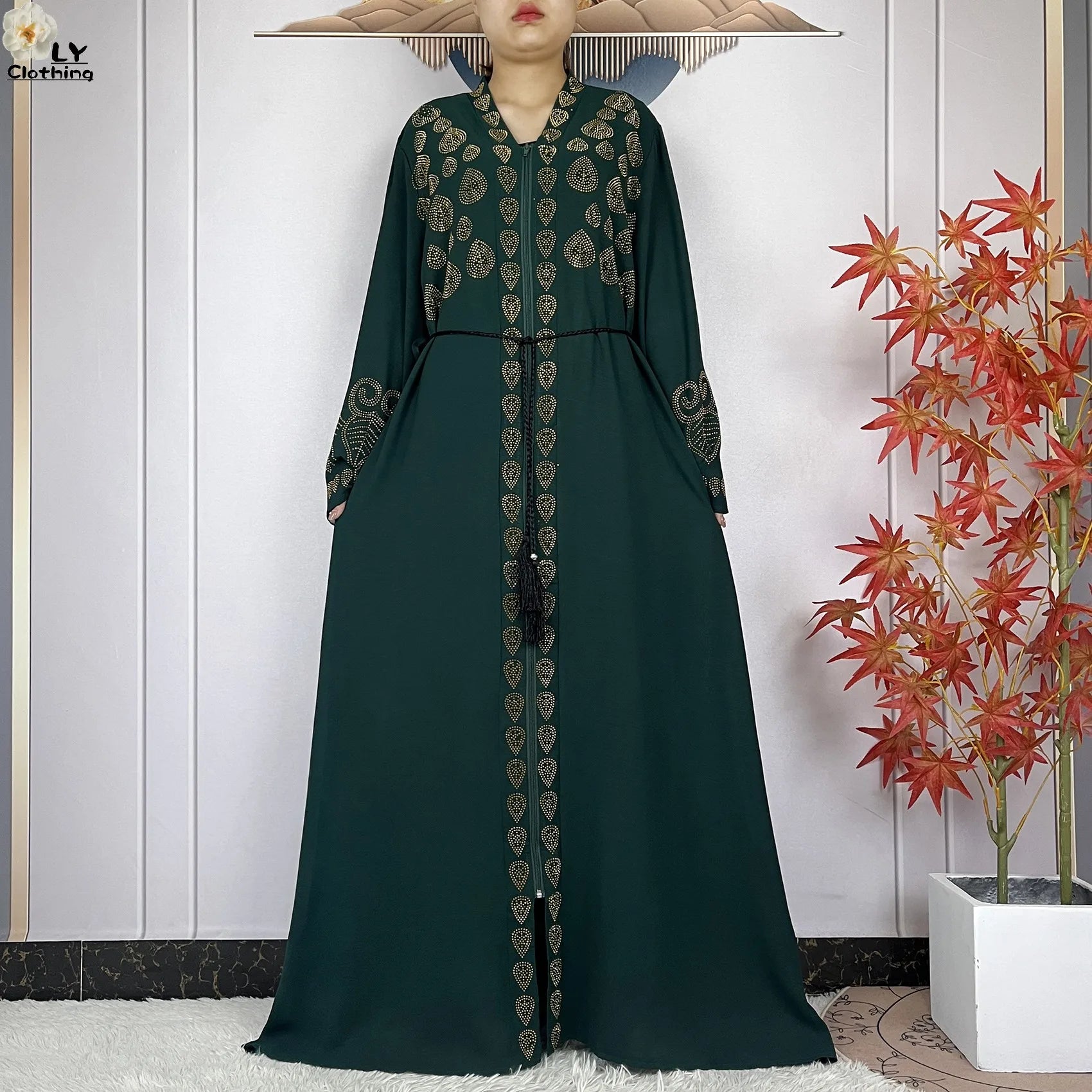 Diamond Chiffon Abaya