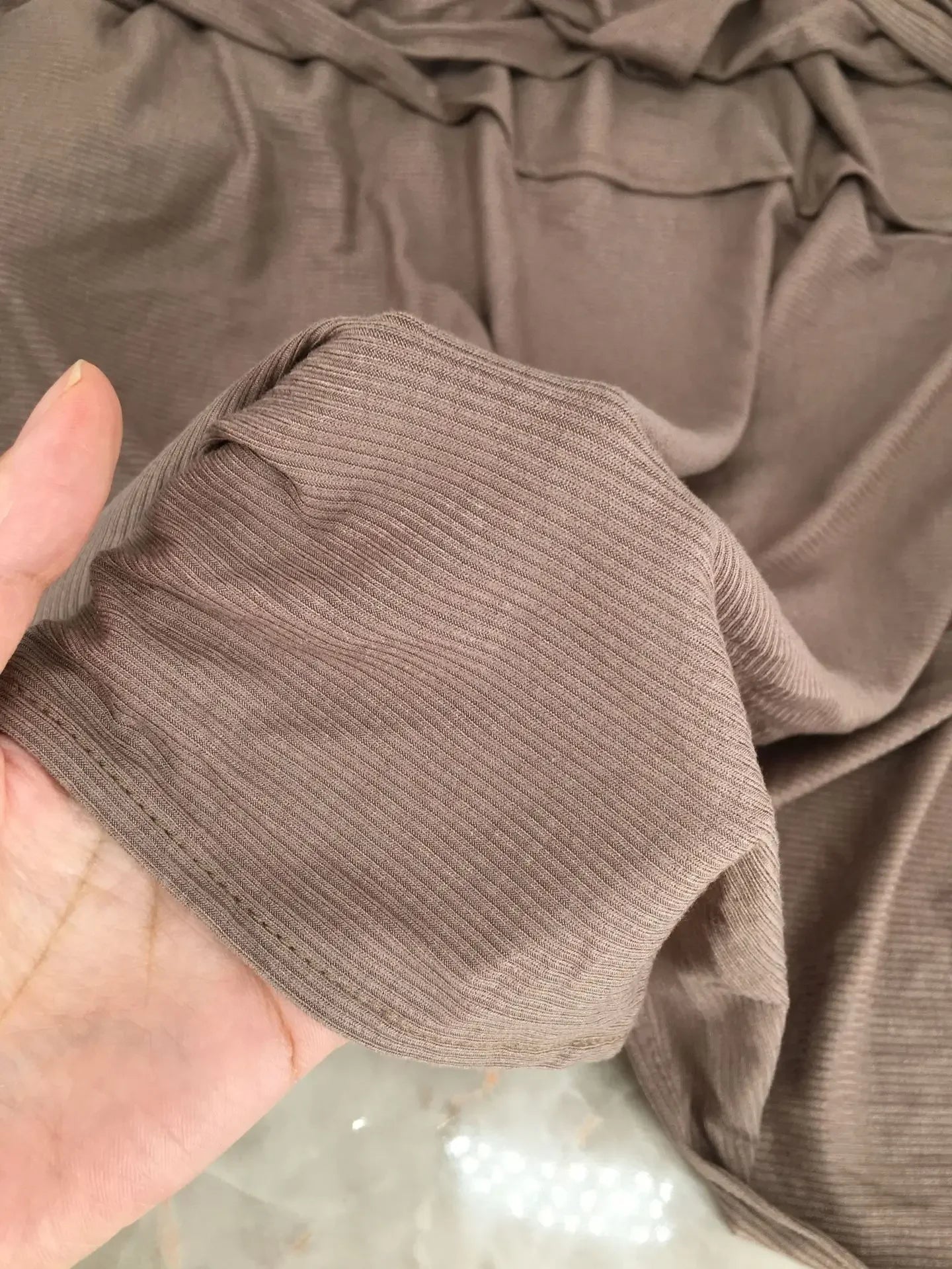 Bamboo Ribbed Hijab