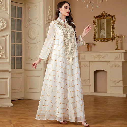 Bestickte Dubai Abaya