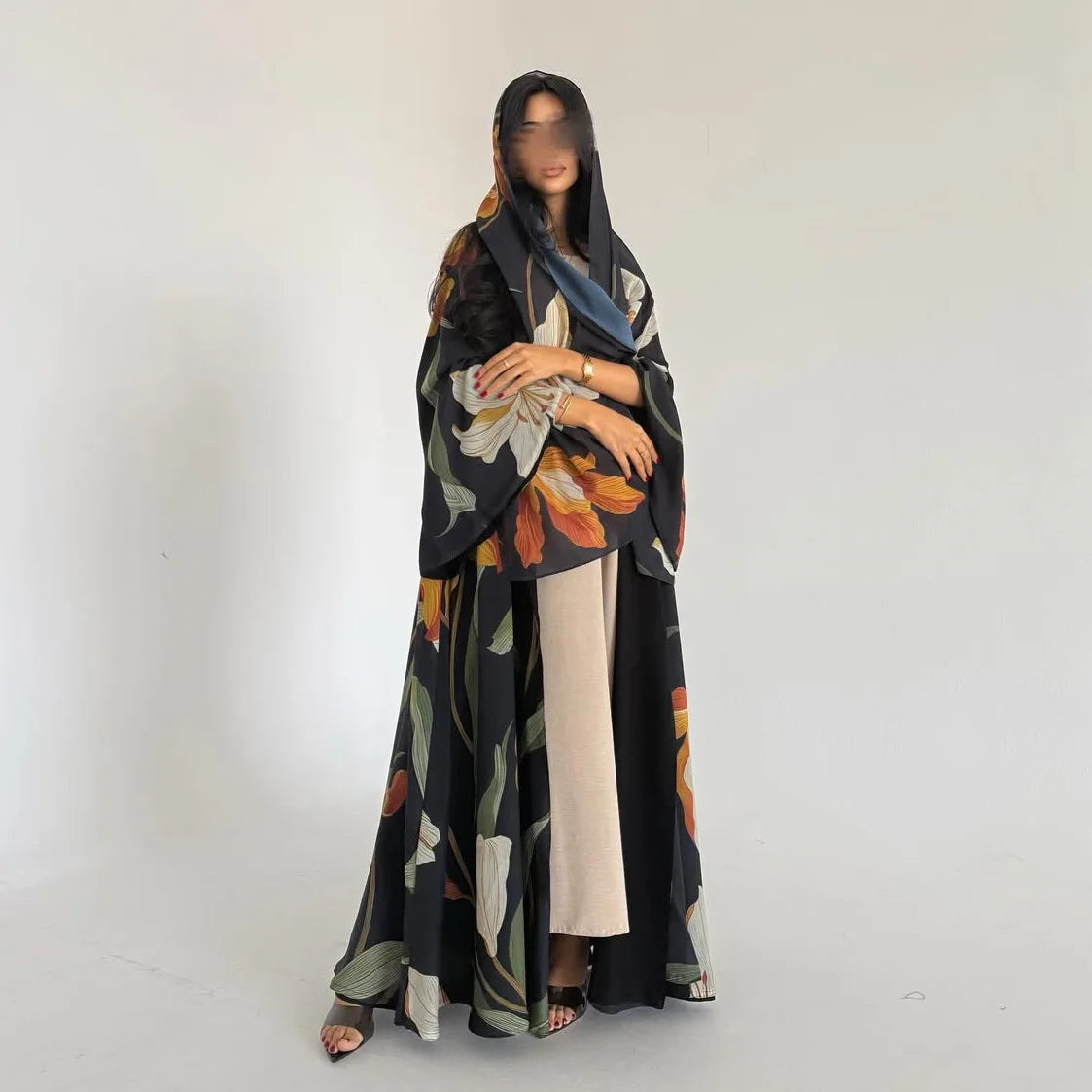 Eid Embroidery Open Abaya Women Print Cardigan Dress Muslim Dubai Morocco Kaftan Ramadan Saudi Robe Long Dresses Caftan 2026