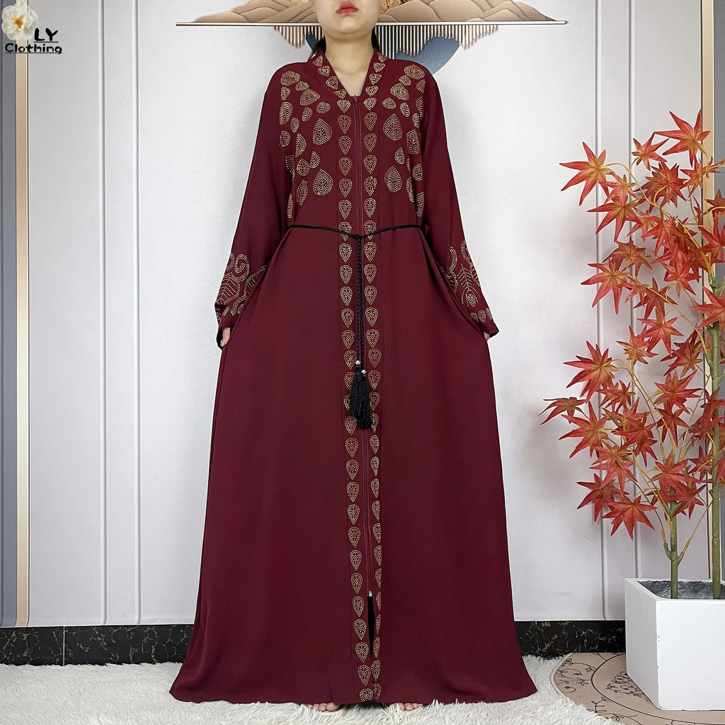 Diamond Chiffon Abaya