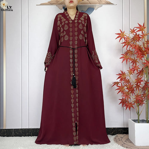 Diamond Chiffon Abaya